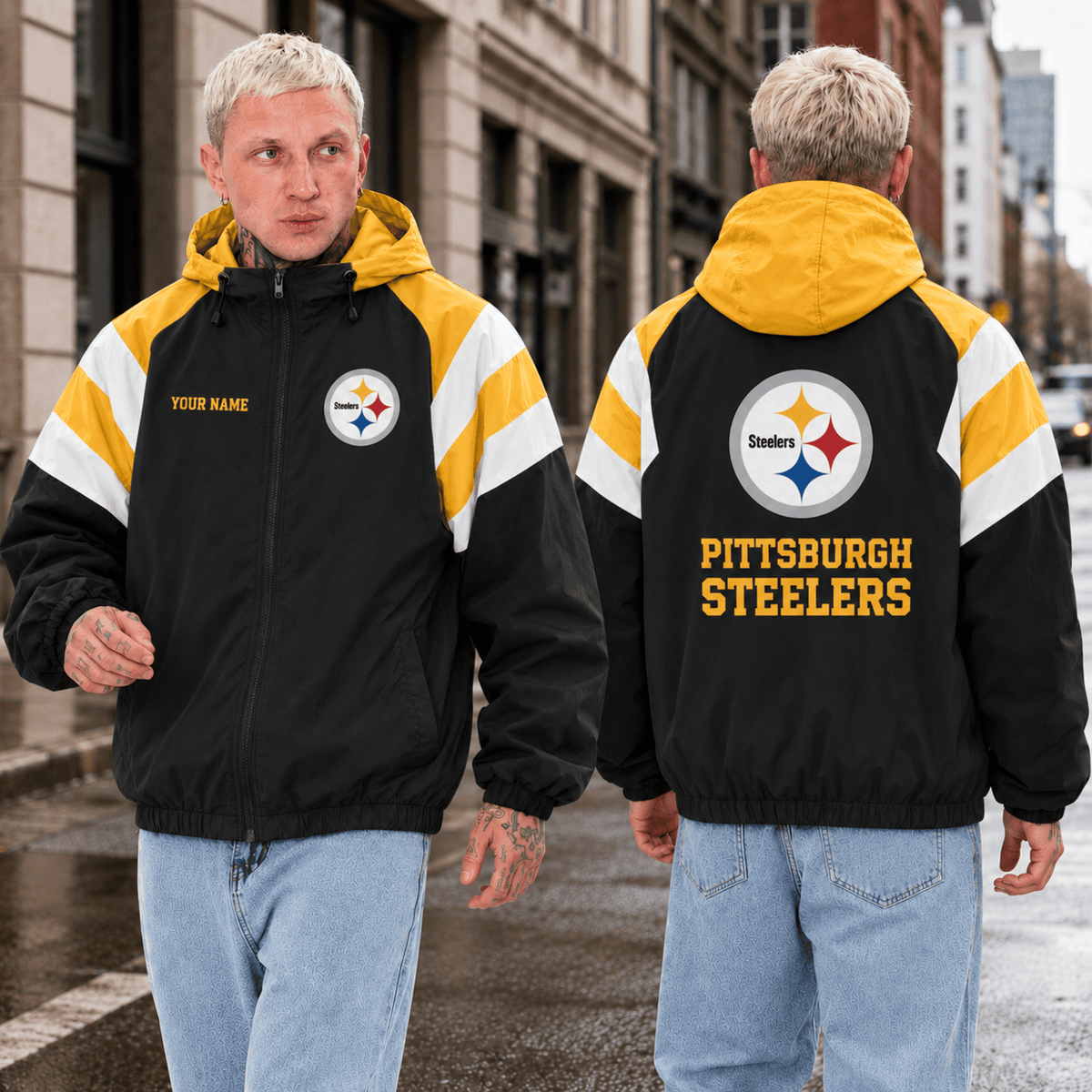 Limited Edition Pittsburgh Steelers Outdoor Jacket Custom Name For Fan