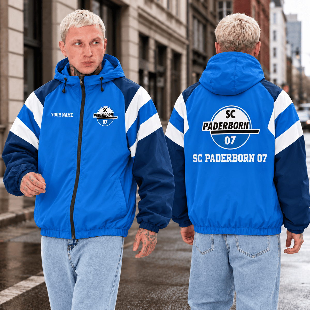 Limited Edition SC Paderborn Outdoor Jacket Custom Name For Fan