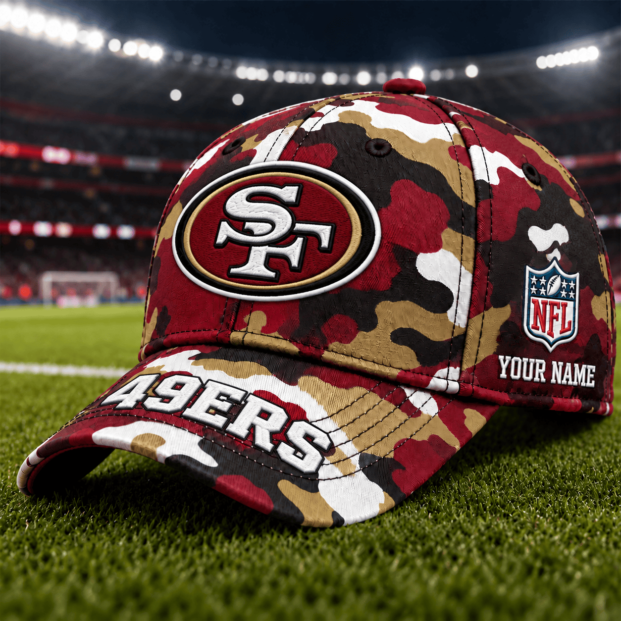 Limited Edition San Francisco 49ers Camo Cap