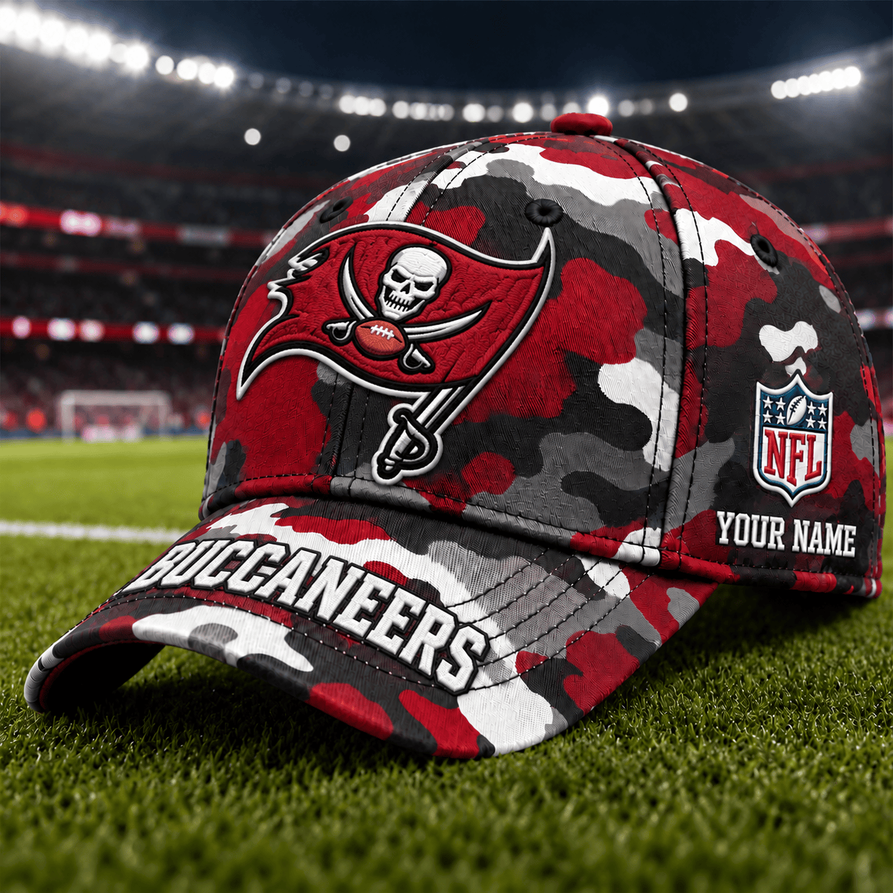 Limited Edition Tampa Bay Buccaneers Camo Cap