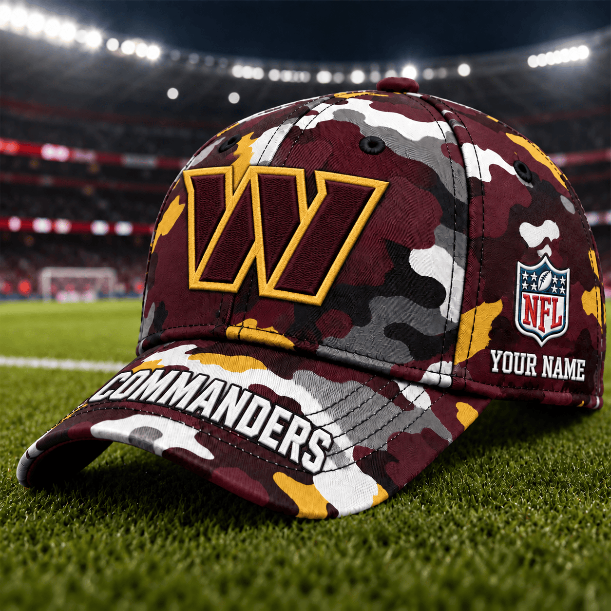 Limited Edition Washington Commanders Camo Cap
