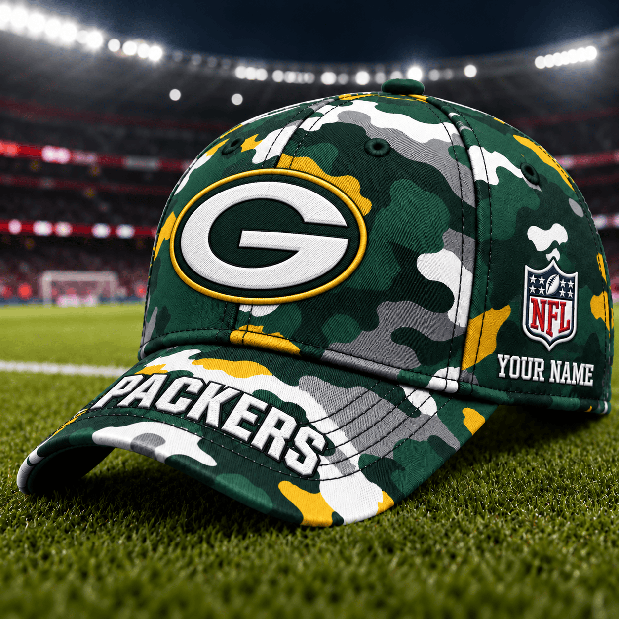Limited Edition Green Bay Packers Camo Cap
