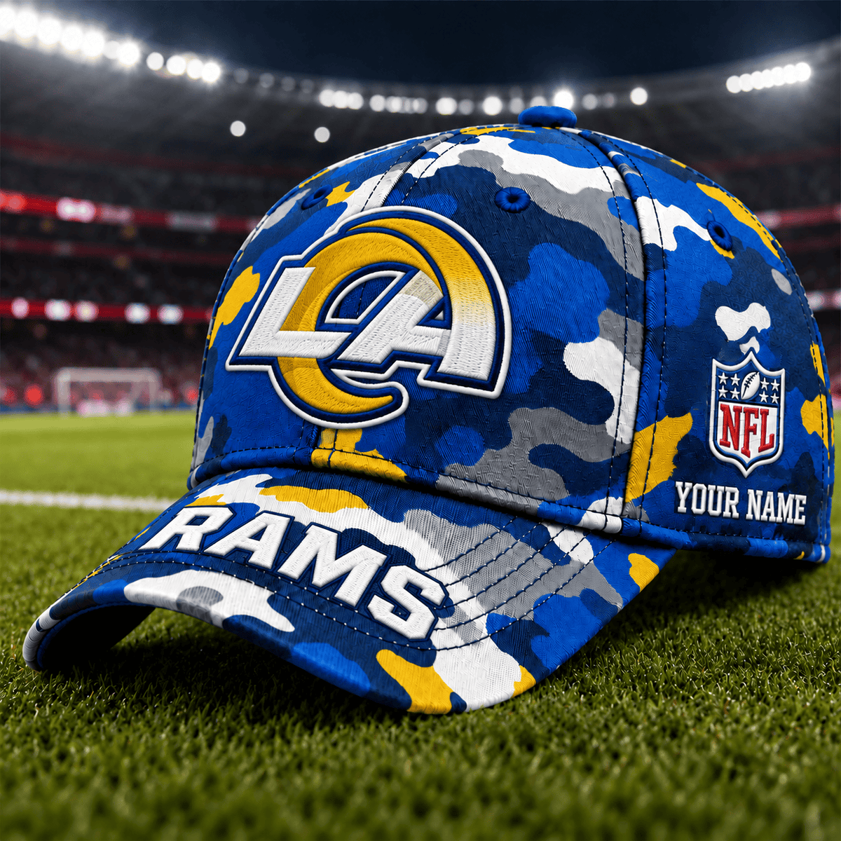 Limited Edition Los Angeles Rams Camo Cap