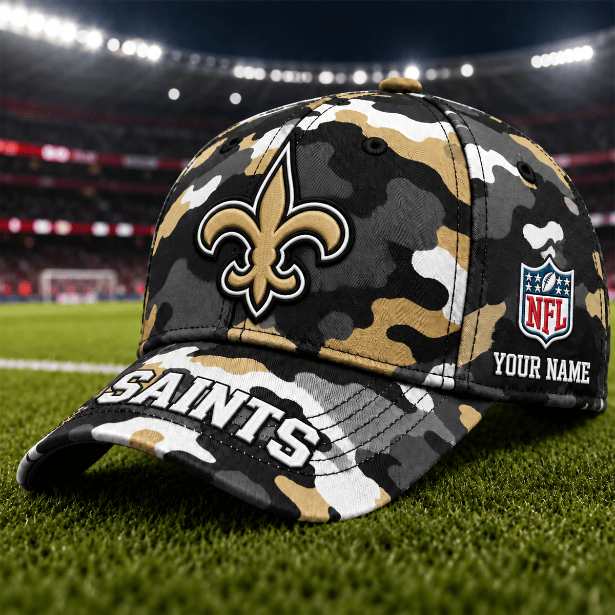 Limited Edition New Orleans Saints Camo Cap