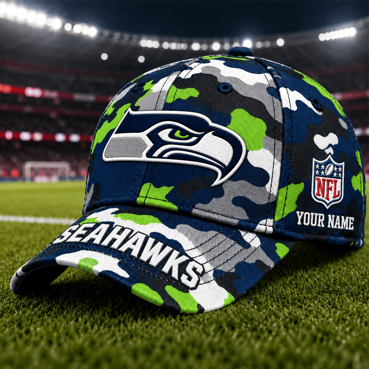 Limited Edition Seattle Seahawks Camo Cap