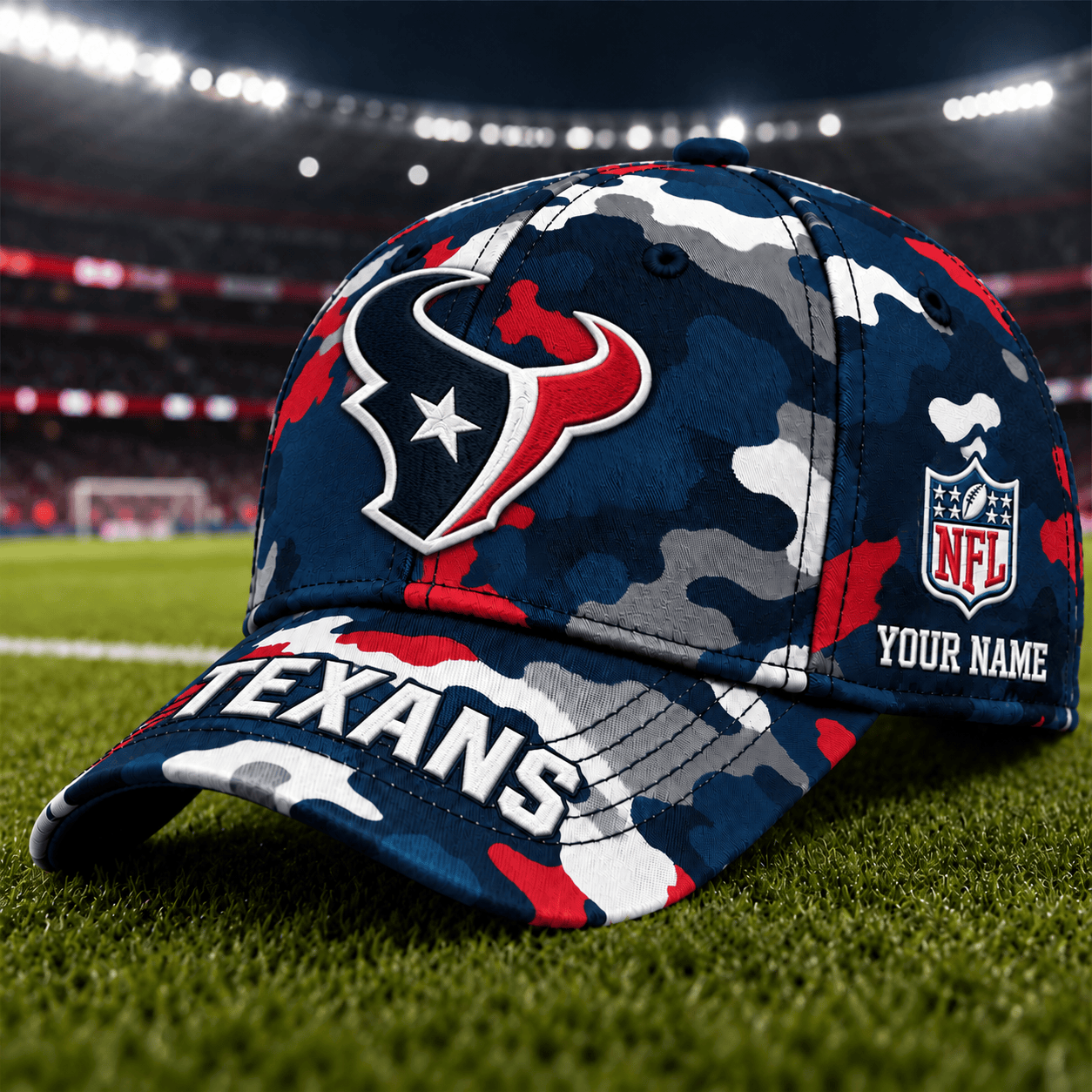 Limited Edition Houston Texans Camo Cap