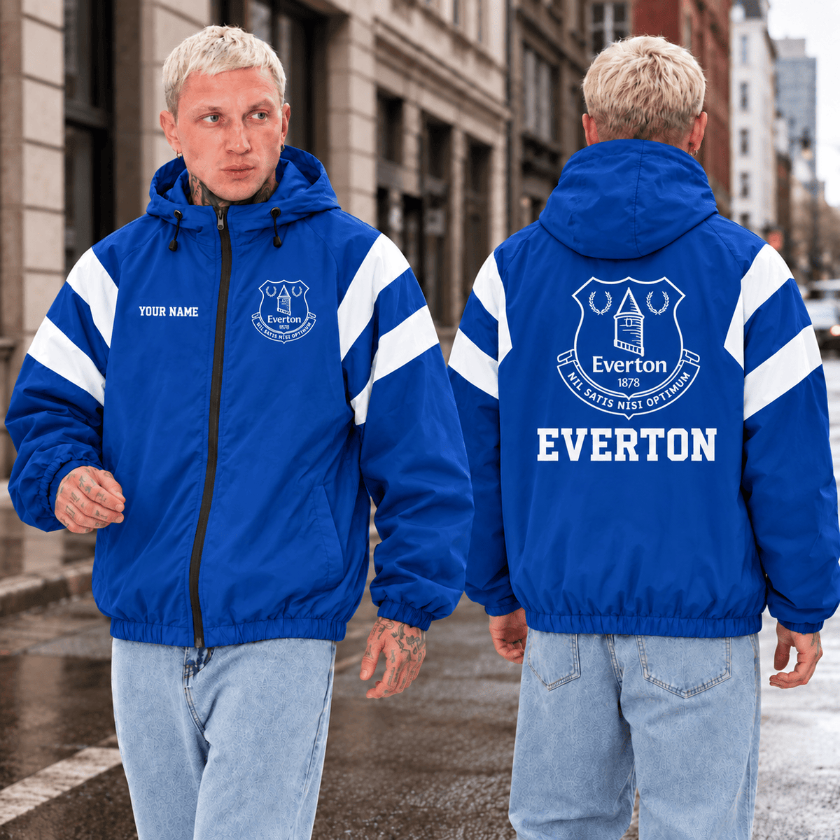 Limited Edition Everton Jacket Custom Name For Fan