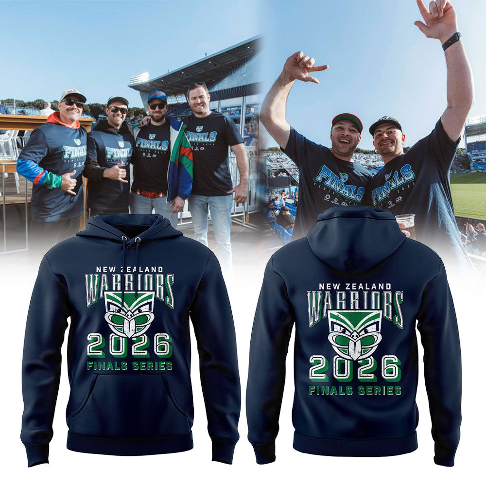 Limited Edition New Zealand Warriors 2026 Finals Series Hoodie