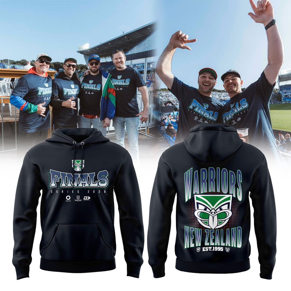 Limited Edition New Zealand Warriors 2026 Finals Series Hoodie