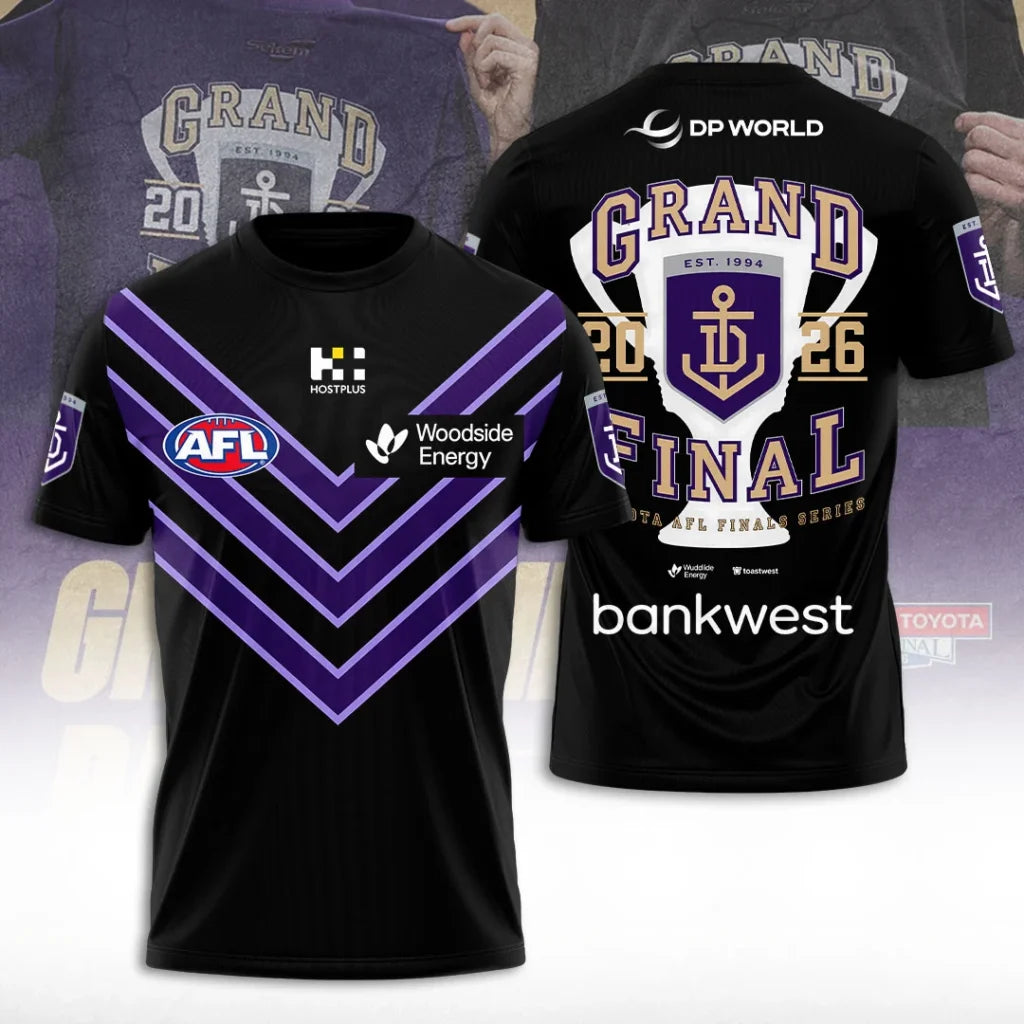 Limited Edition Fremantle Dockers 2026 AFL Grand Final T-shirt