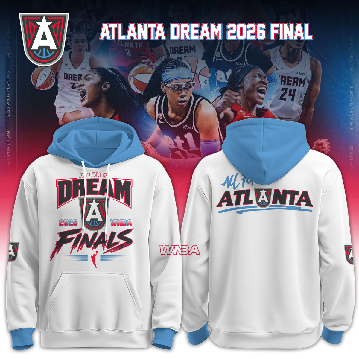 Limited Edition Atlanta Dream 2026 WNBA Finals Hoodie