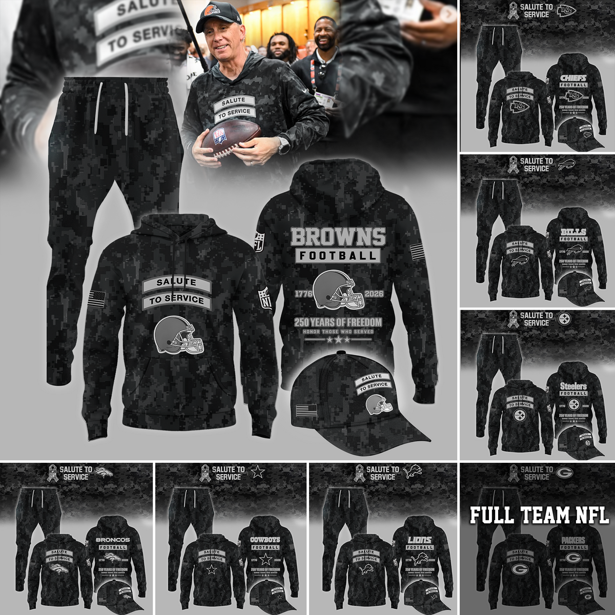 All Team NFL Salute to Service 2026 Hoodie