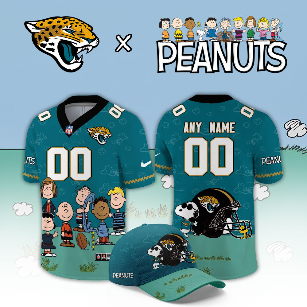 Limited Edition Jacksonville Jaguars x Peanuts 2026 Football Jersey