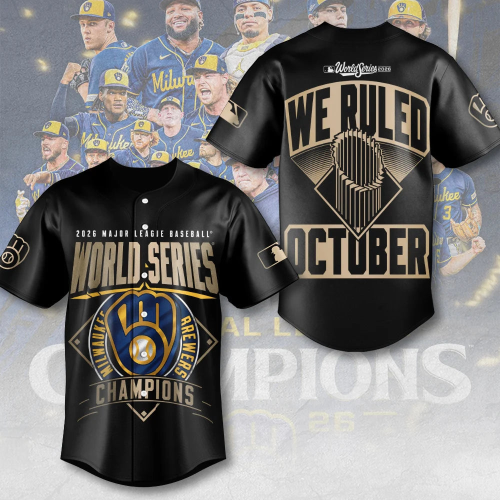 Limited Edition Milwaukee Brewers 2026 World Series Champions Jersey