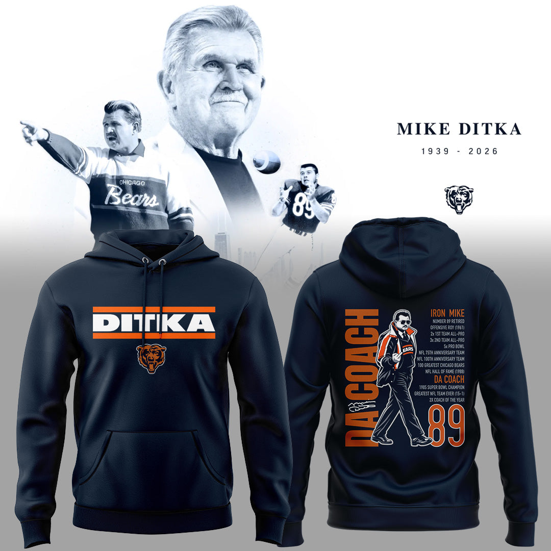 R.I.P Mike Ditka Thank You For The Memories Hoodie