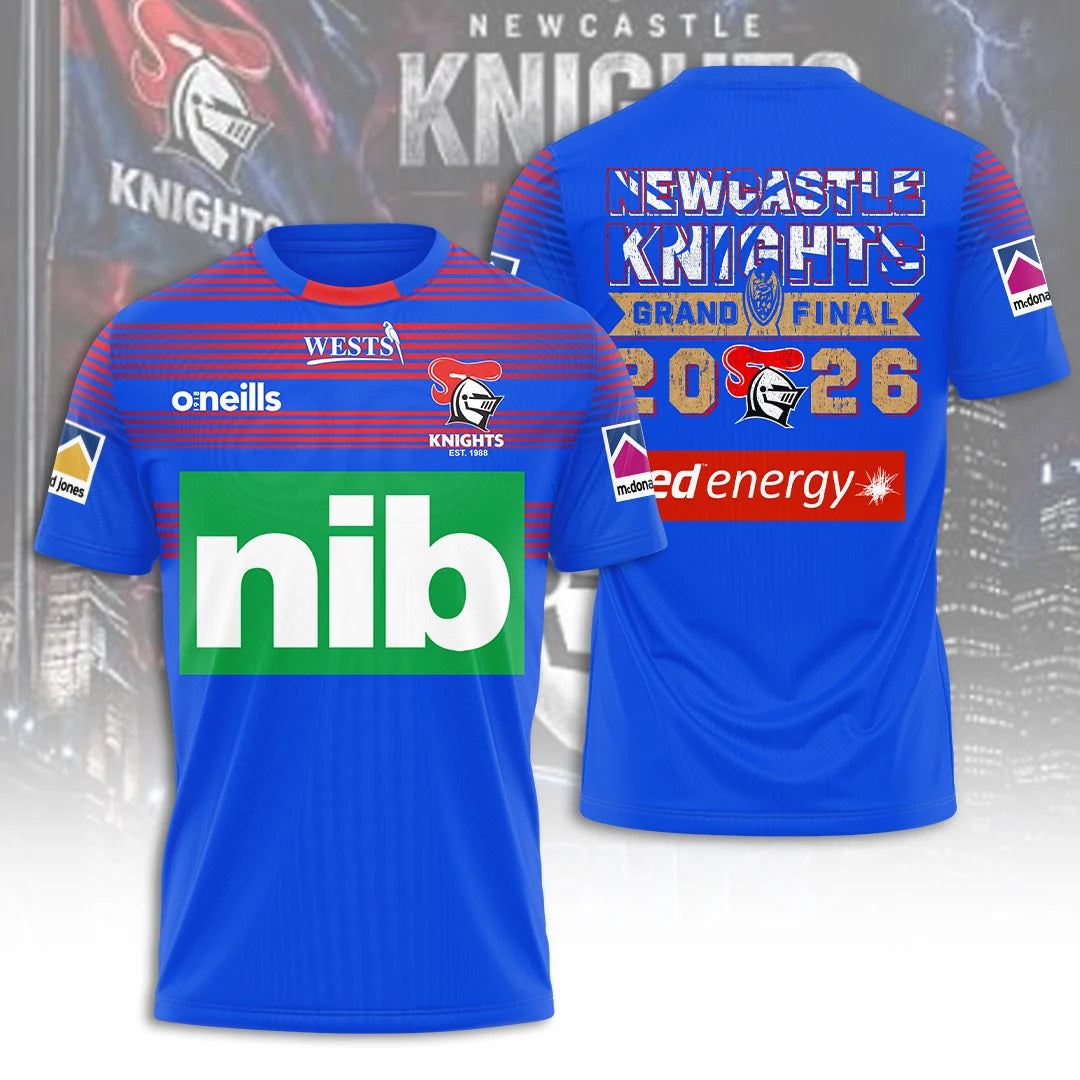 Limited Edition Newcastle Knights 2026 Grand Finals T-shirt