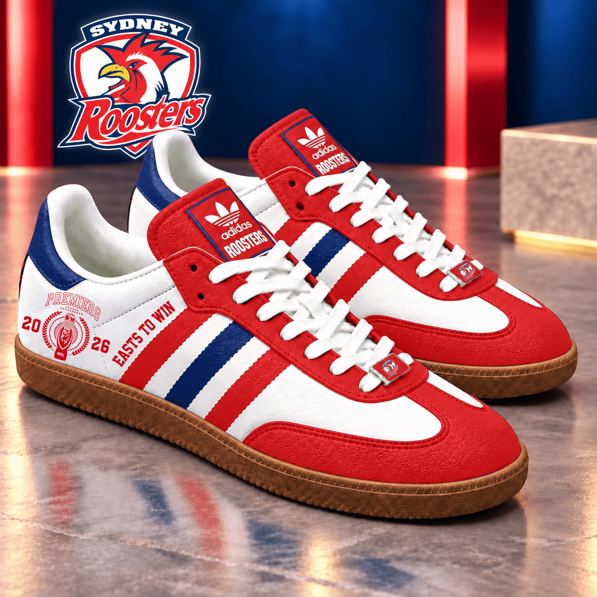 Limited Edition Sydney Roosters 2026 NRL Premiers SB Shoes