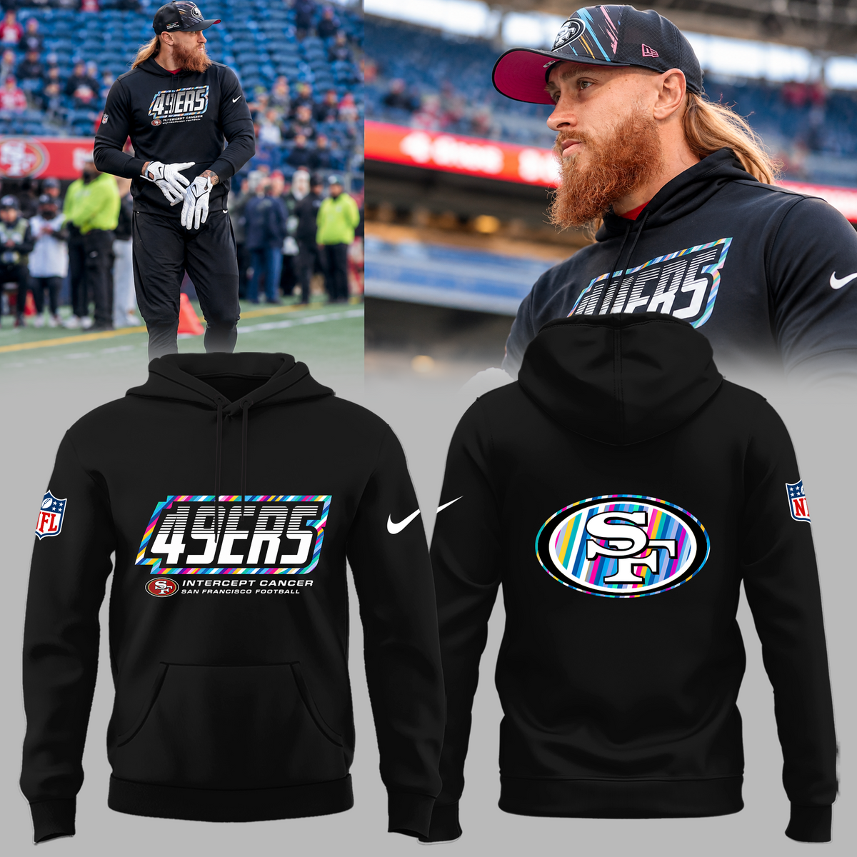 Limited Edition San Francisco 49ers 2026 NFL Crucial Catch Hoodie