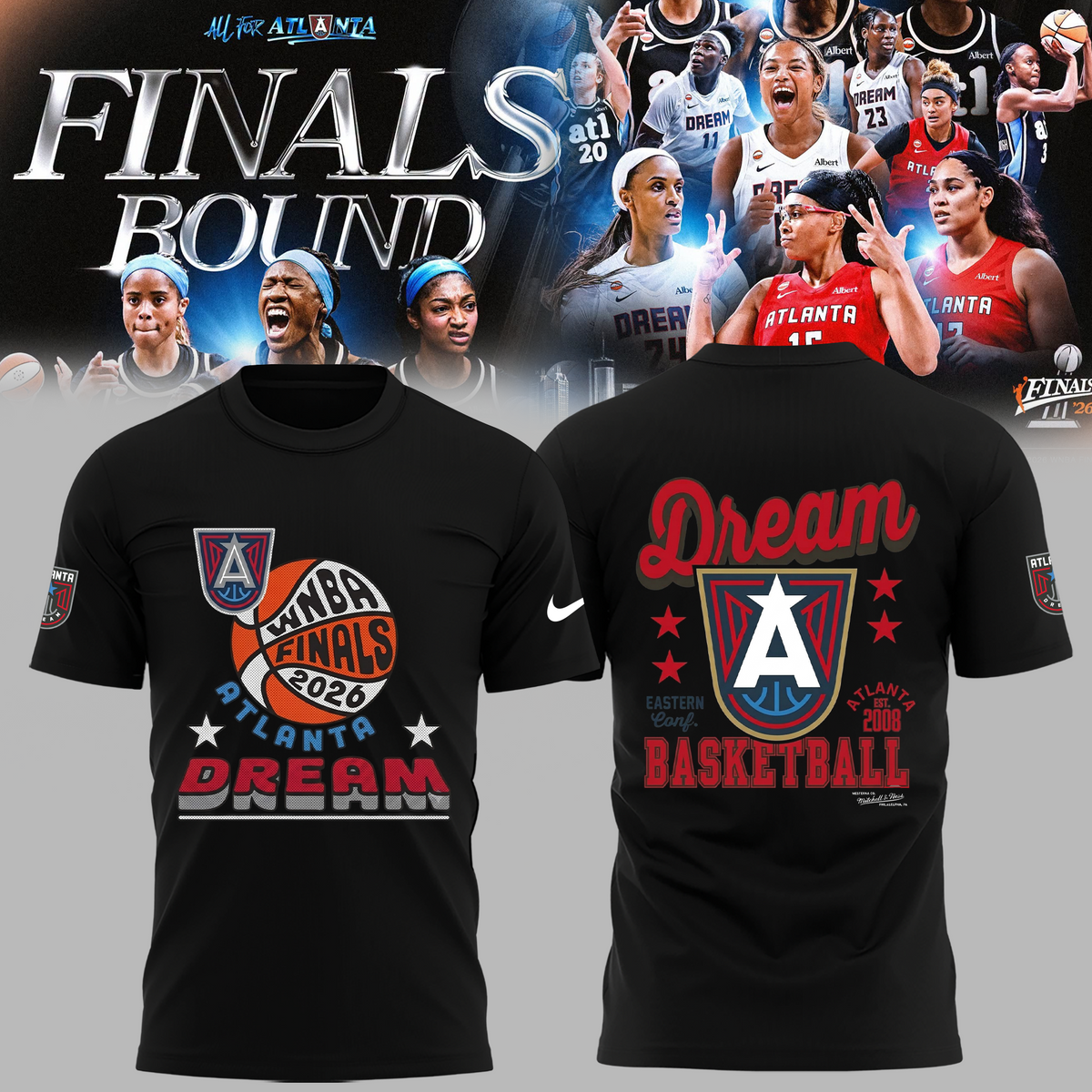 Limited Edition Atlanta Dream 2026 WNBA Finals T-shirt