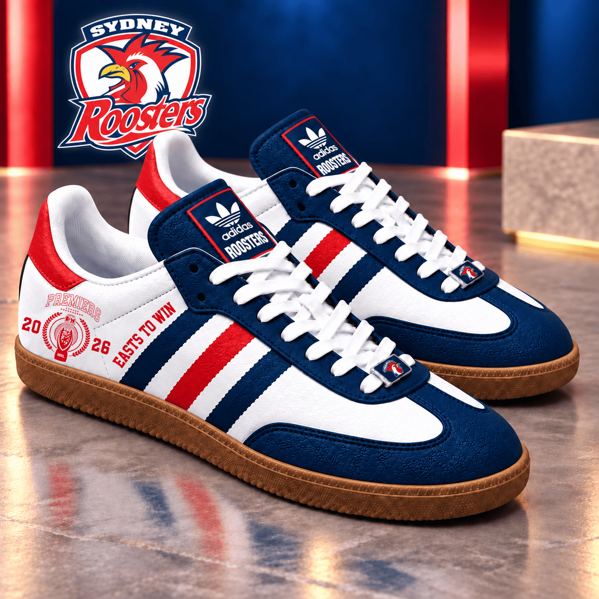 Limited Edition Sydney Roosters 2026 NRL Premiers SB Shoes