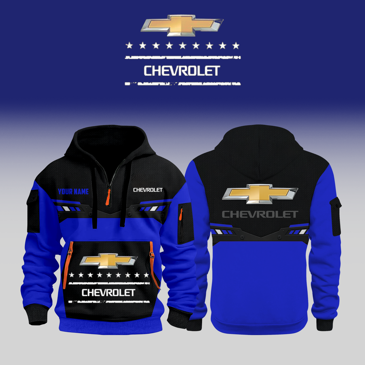 Limited Edition Chevrolet New Half Zip Hoodie