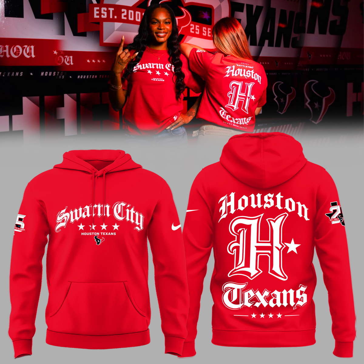 Limited Edition Houston Texans Swarm City Hoodie