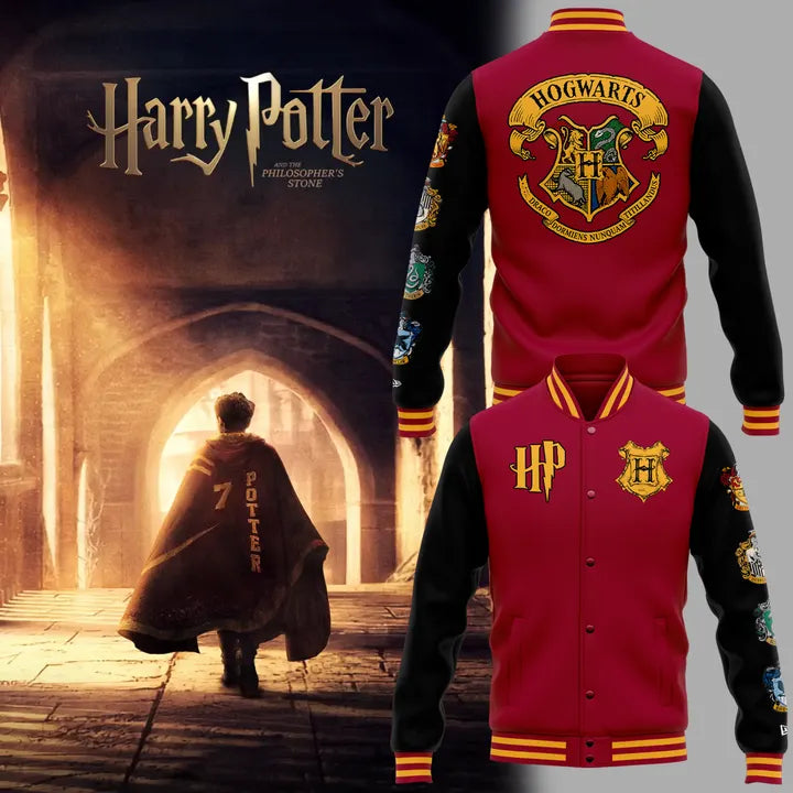 Limited Edition Harry Potter Hogwarts Crest Varsity Jacket