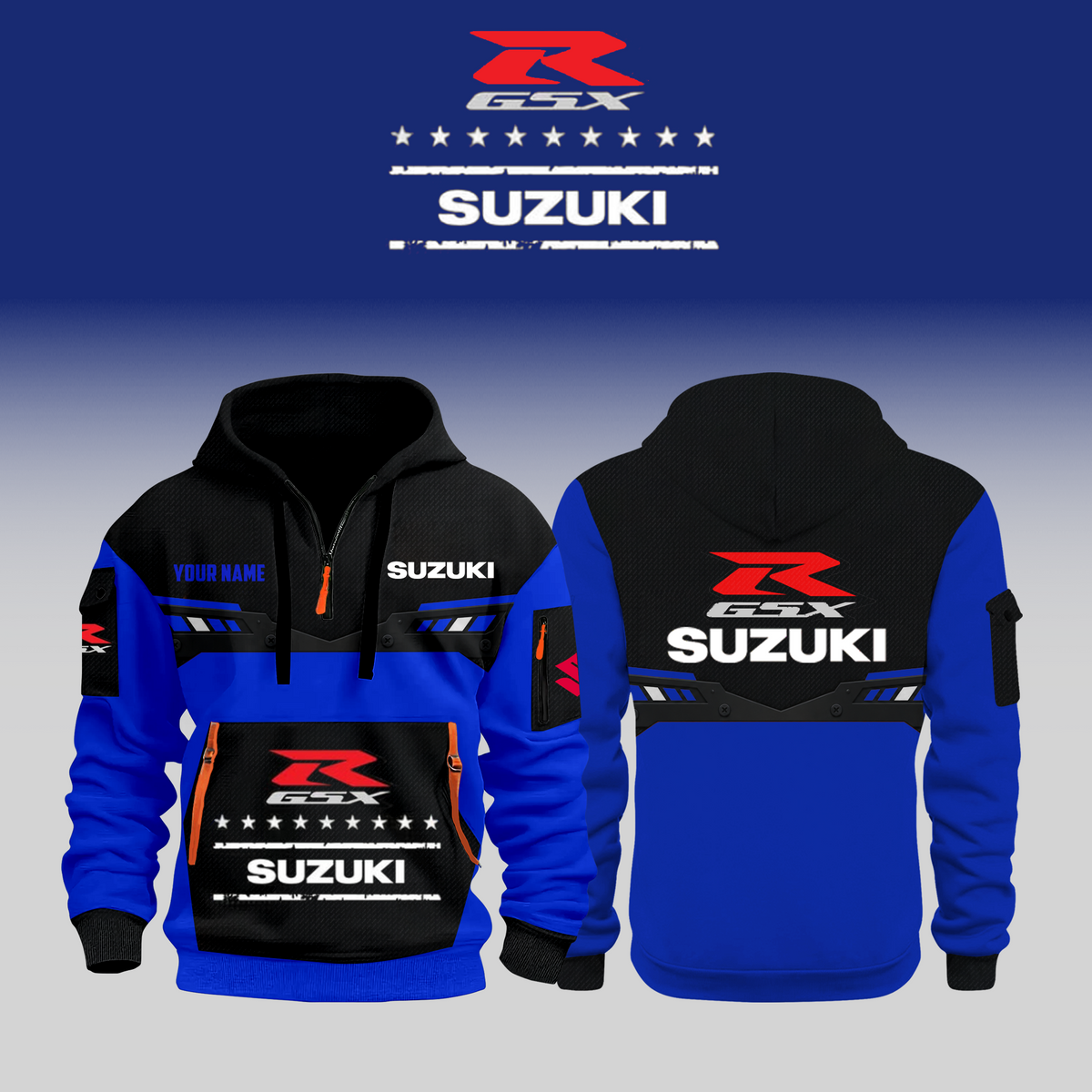 Limited Edition Suzuki RSX New Half Zip Hoodie
