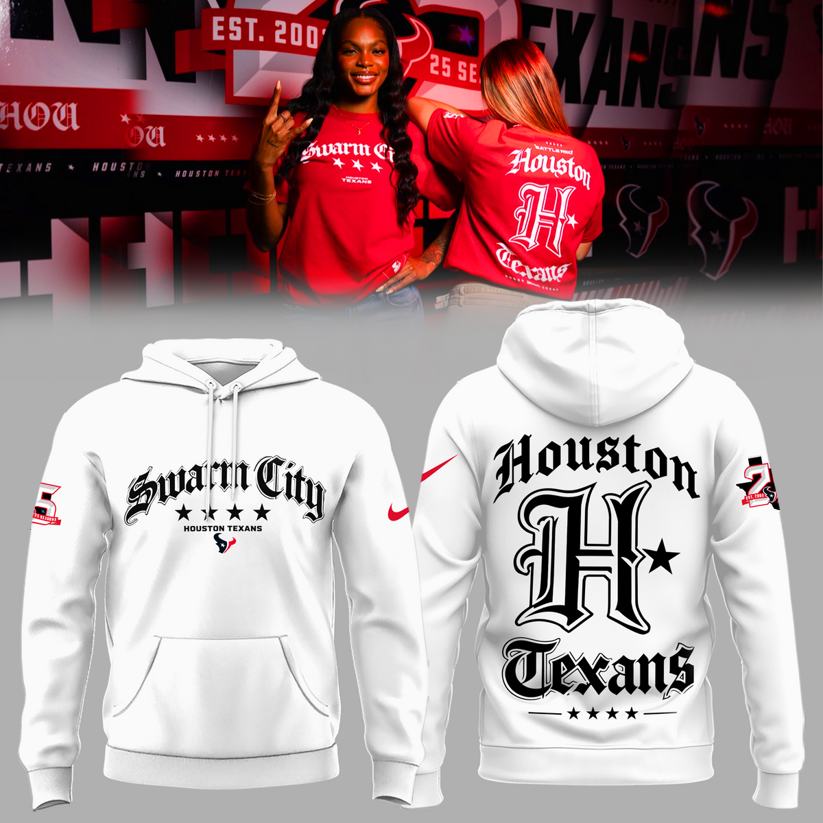 Limited Edition Houston Texans Swarm City Hoodie