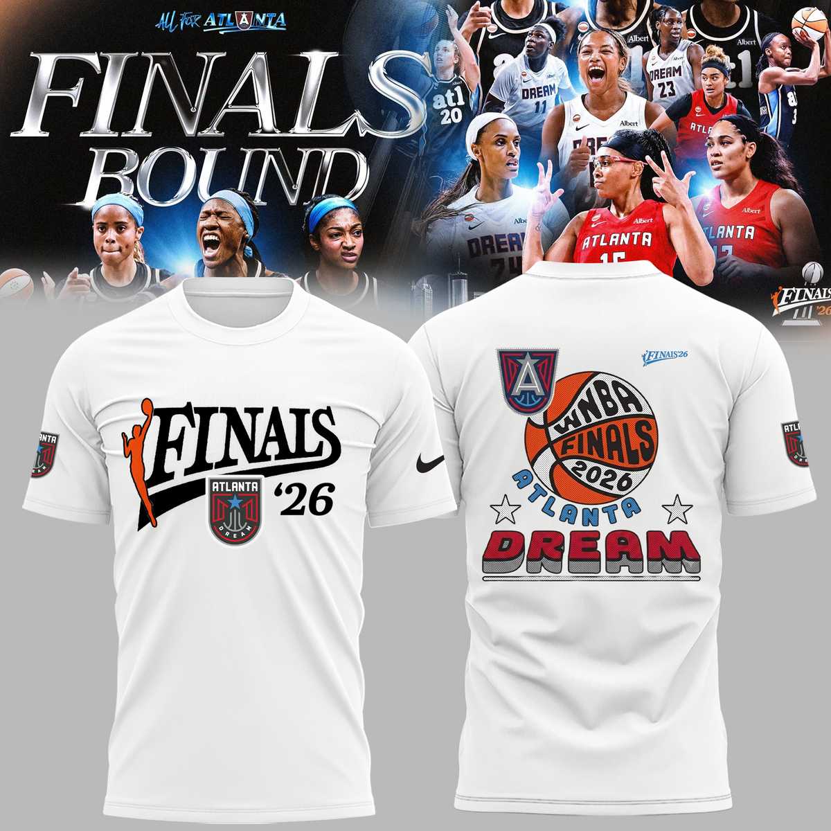 Limited Edition Atlanta Dream 2026 WNBA Finals T-shirt