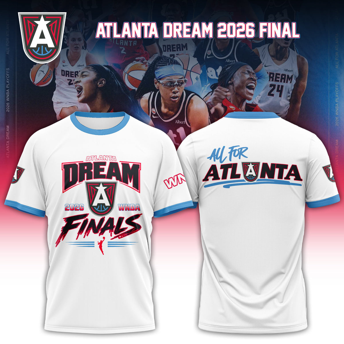 Limited Edition Atlanta Dream 2026 WNBA Finals T-shirt