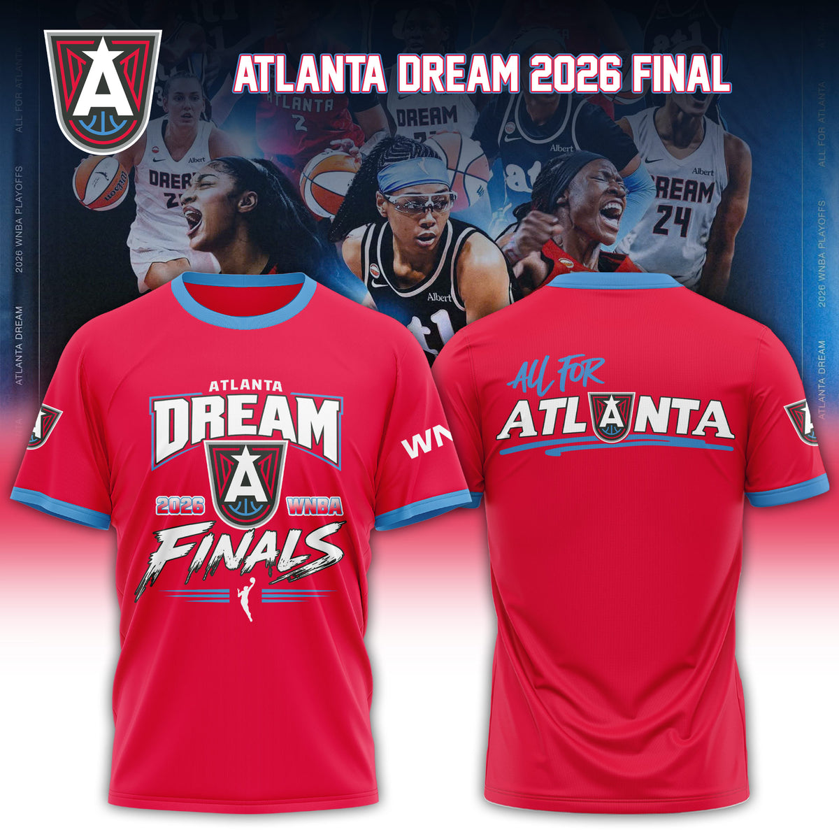 Limited Edition Atlanta Dream 2026 WNBA Finals T-shirt
