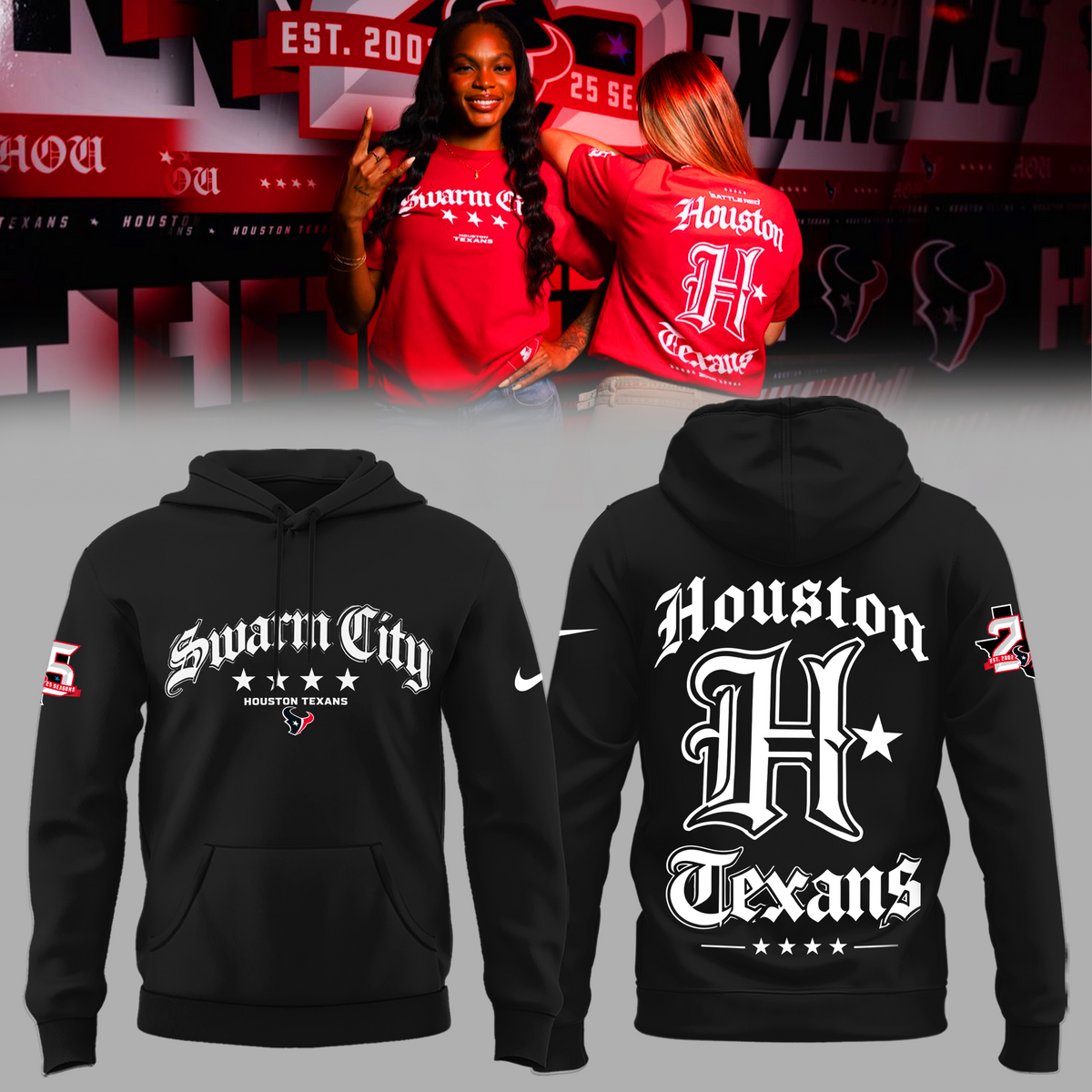 Limited Edition Houston Texans Swarm City Hoodie