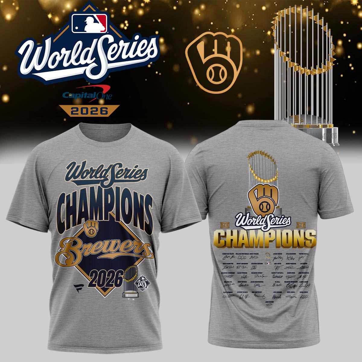 Limited Edition Milwaukee Brewers 2026 World Series Champions T-shirt
