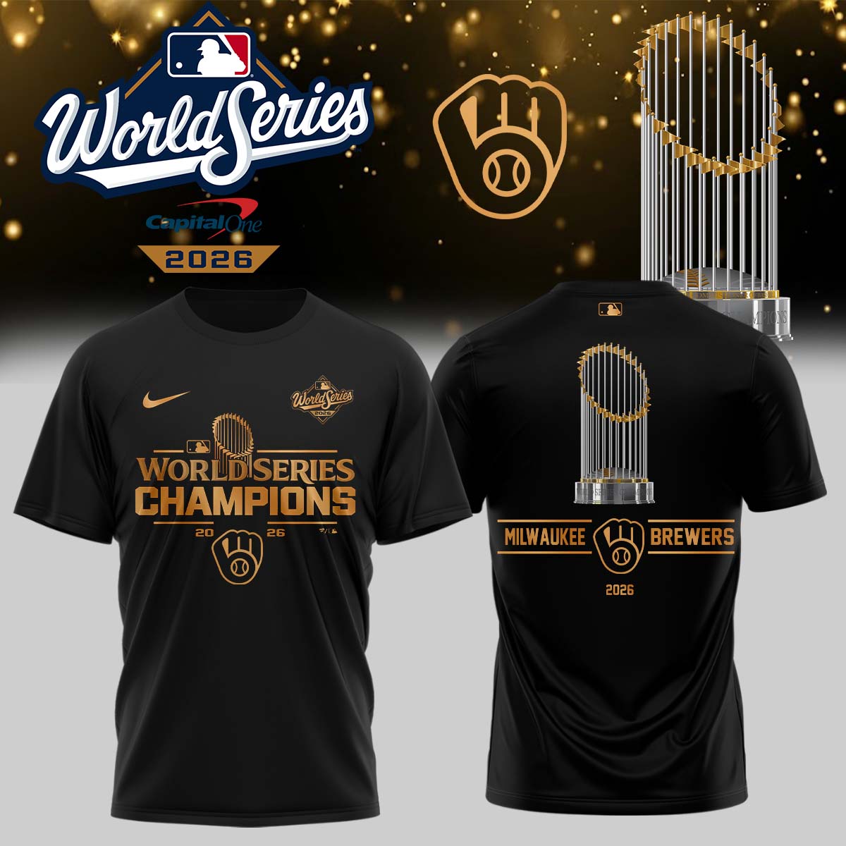 Limited Edition Milwaukee Brewers 2026 World Series Champions T-shirt