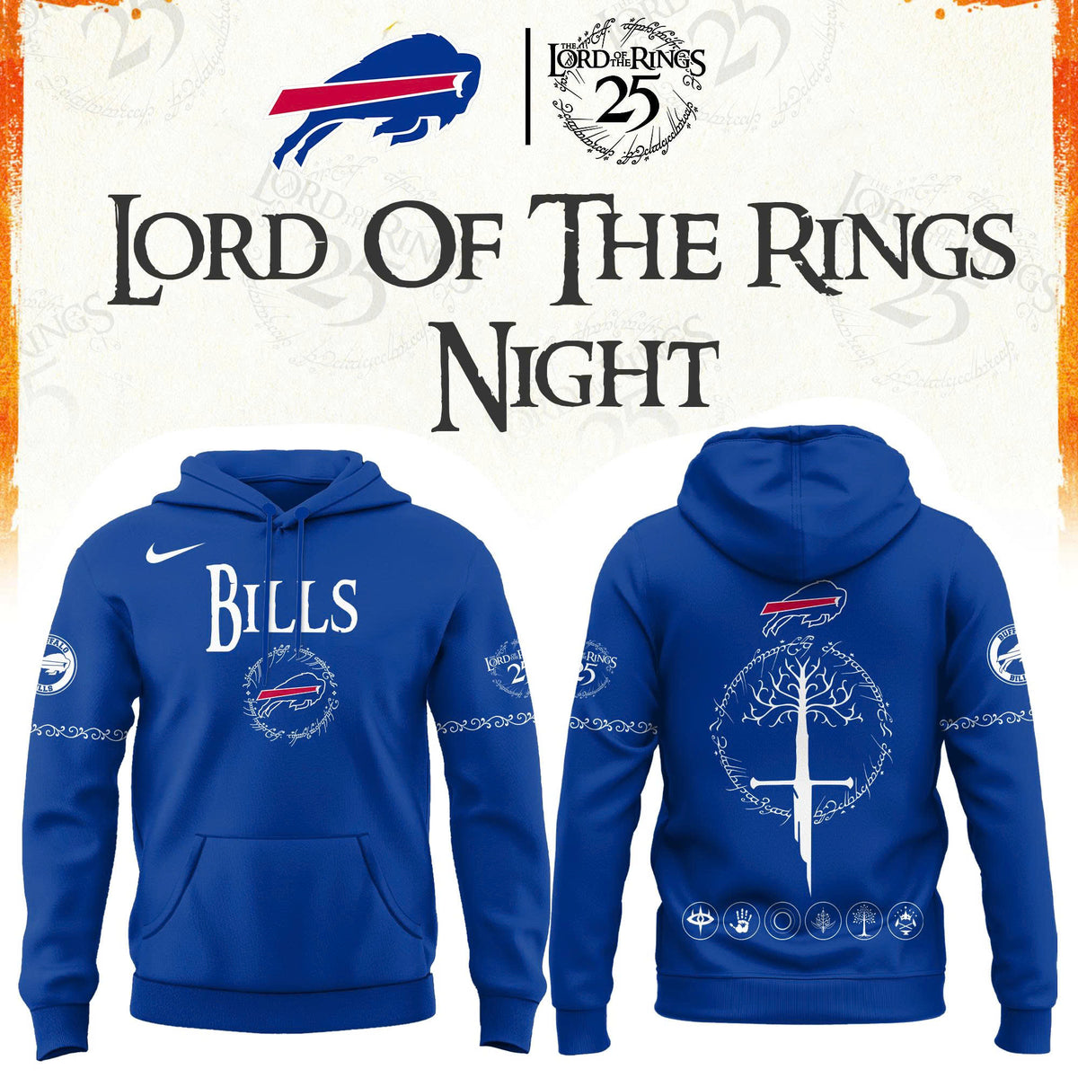 All Team NFL x The Lord of The Rings 2026 Hoodie