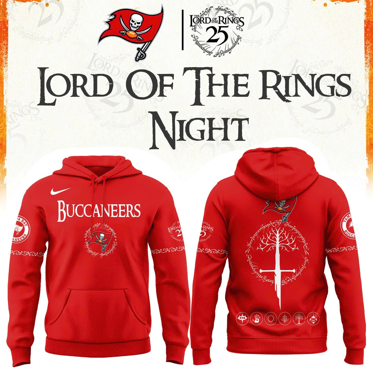 All Team NFL x The Lord of The Rings 2026 Hoodie
