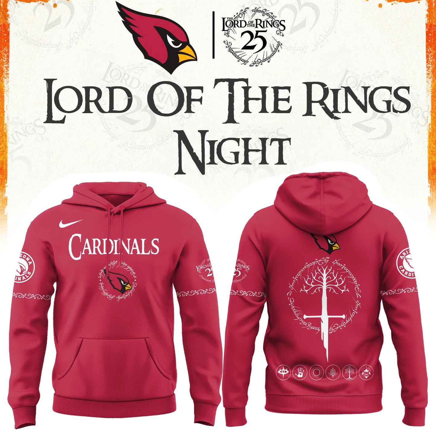All Team NFL x The Lord of The Rings 2026 Hoodie