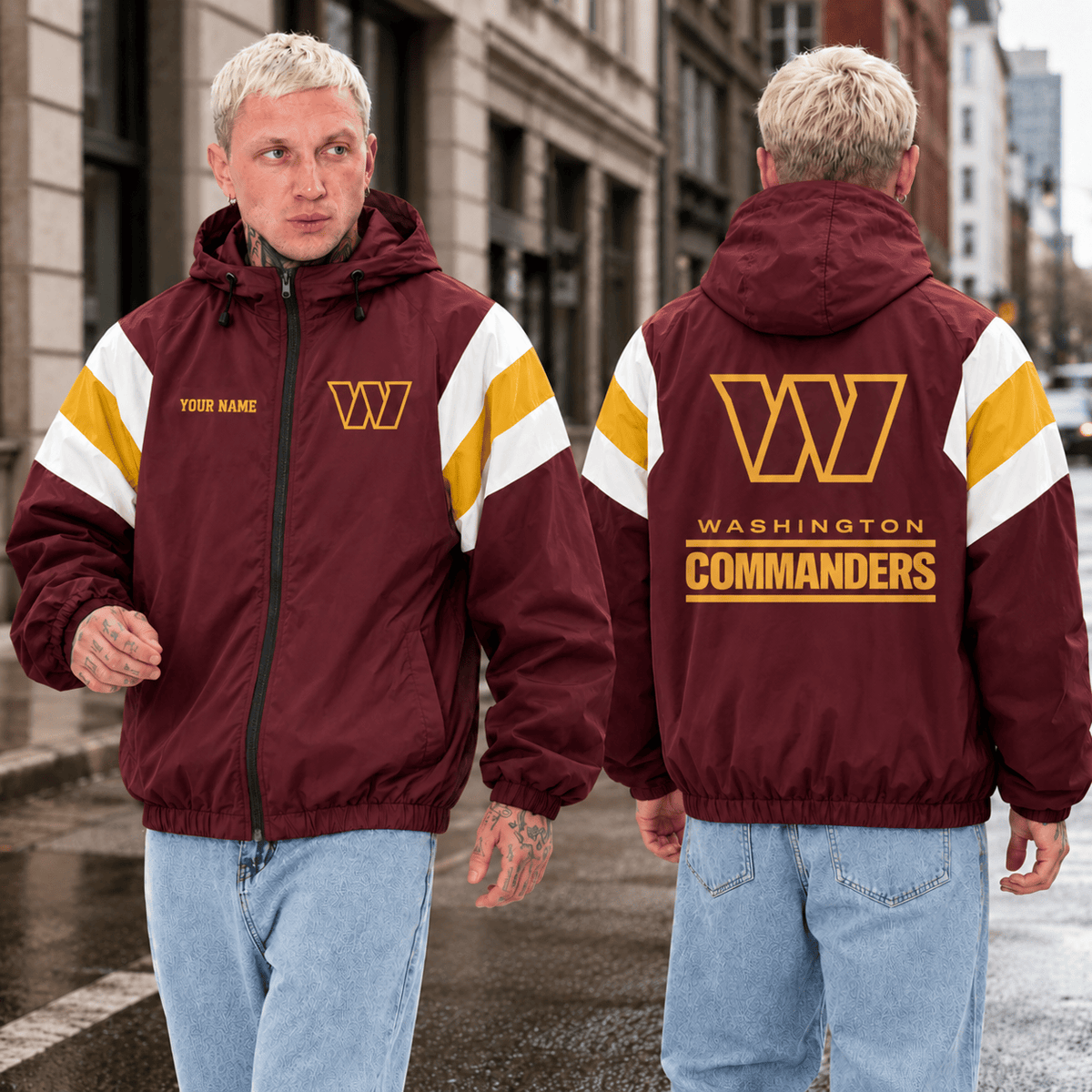 Limited Edition Washington Commanders Outdoor Jacket Custom Name For Fan