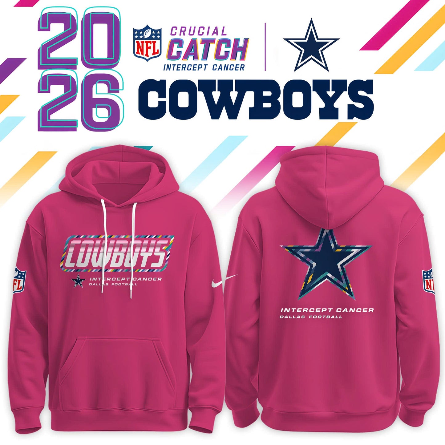 All Team NFL x Crucial Catch 2026 Hoodie