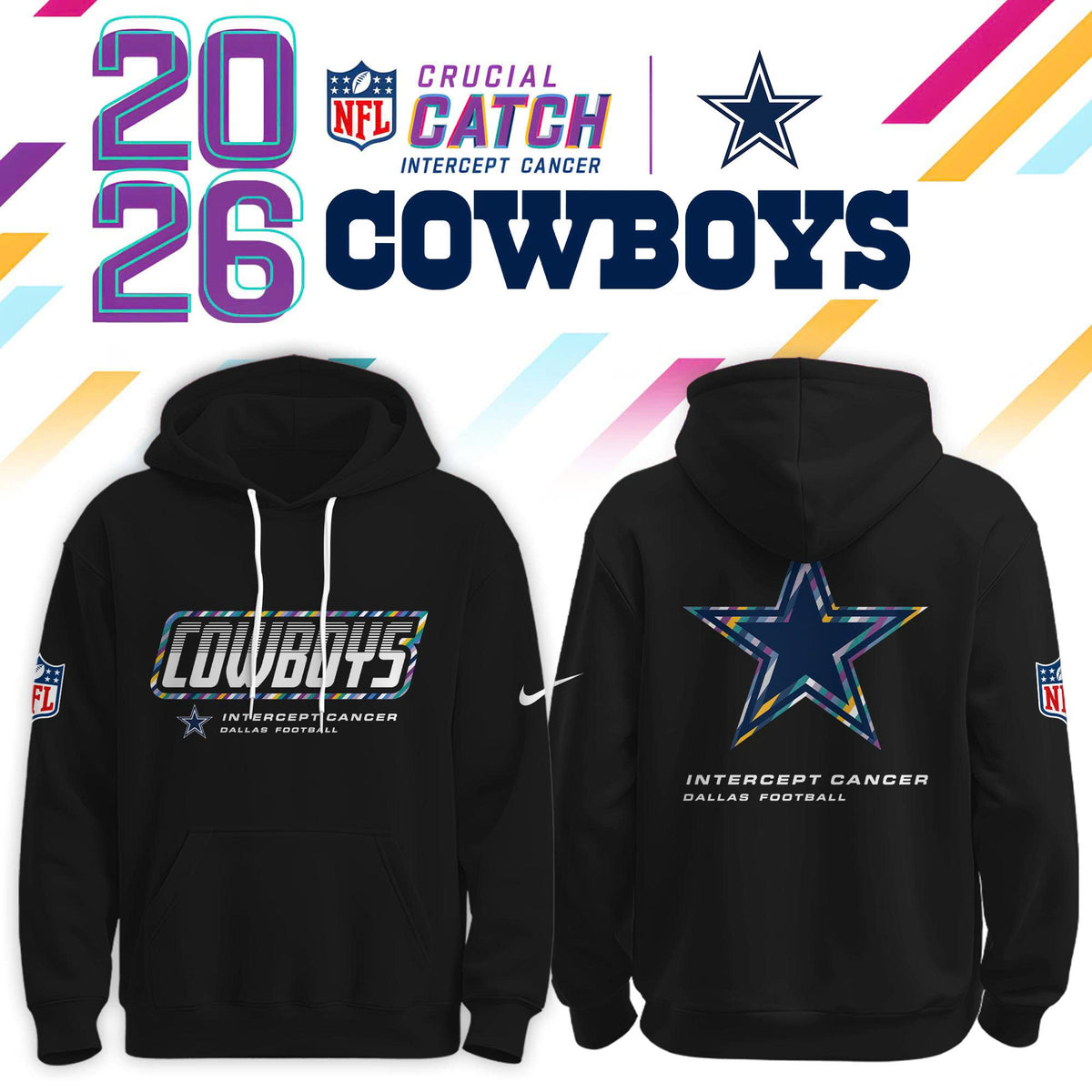 All Team NFL x Crucial Catch 2026 Hoodie