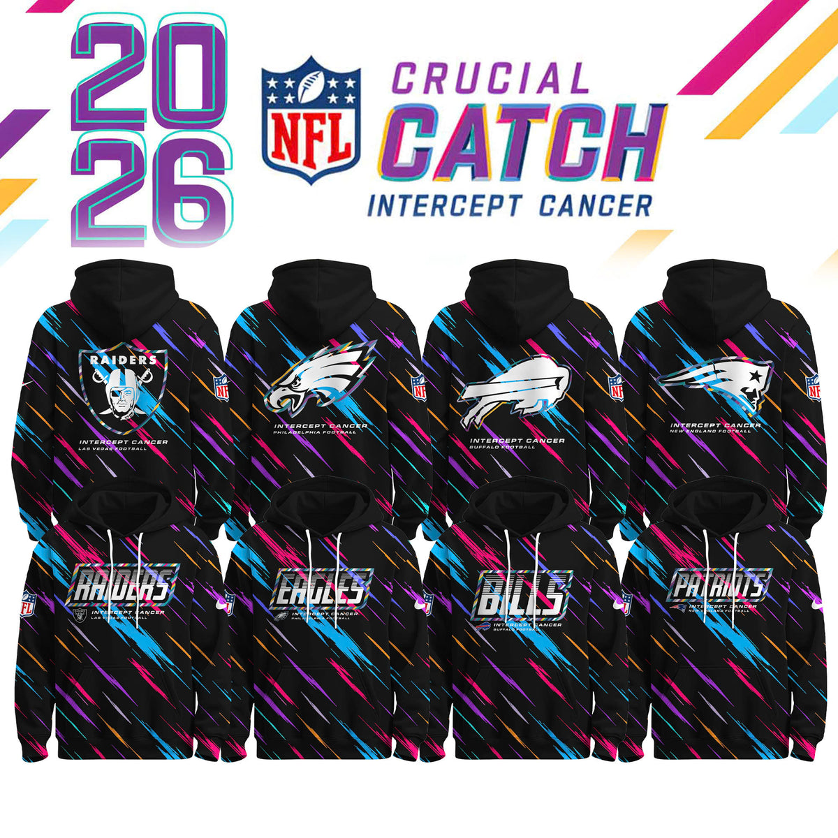 All Team NFL x Crucial Catch 2026 Hoodie