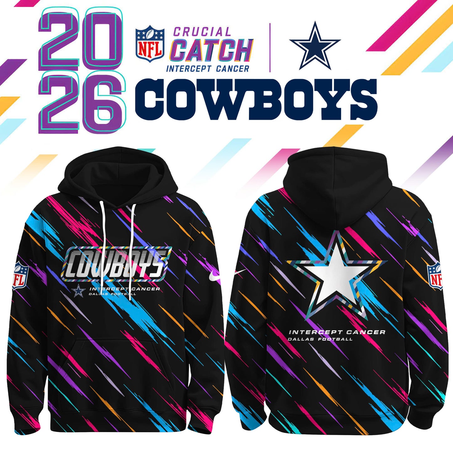 All Team NFL x Crucial Catch 2026 Hoodie