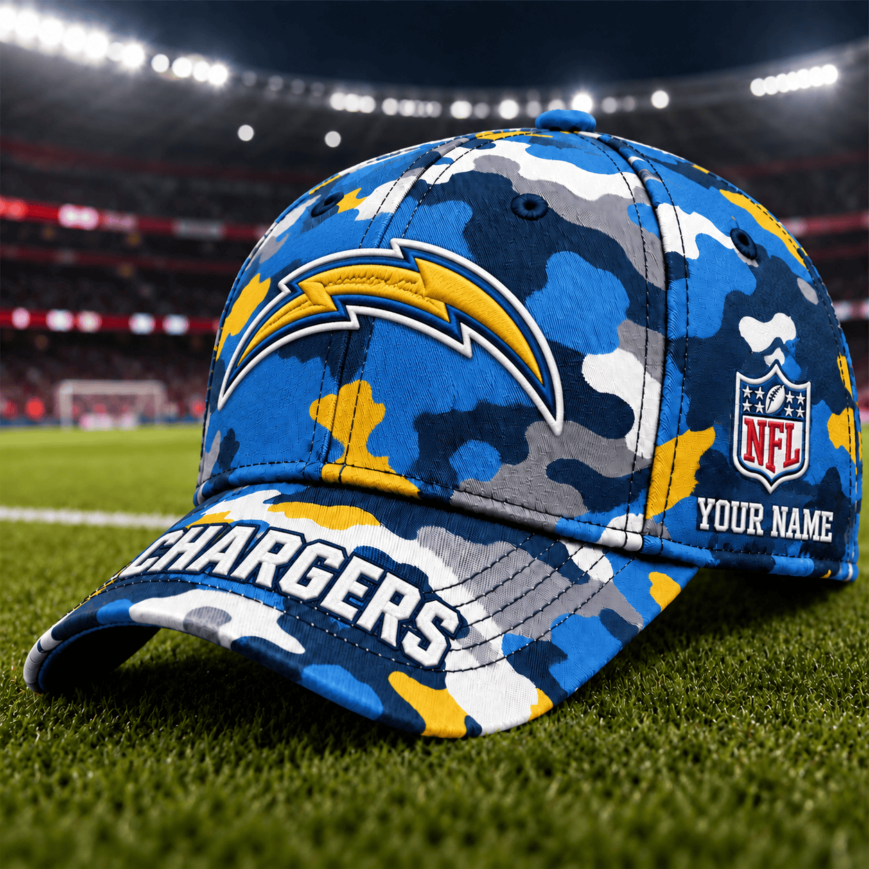 Limited Edition  Los Angeles Chargers Camo Cap