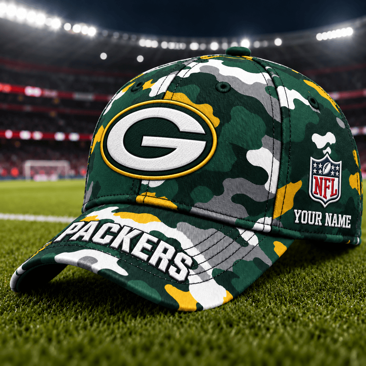 Limited Edition Green Bay Packers Camo Cap