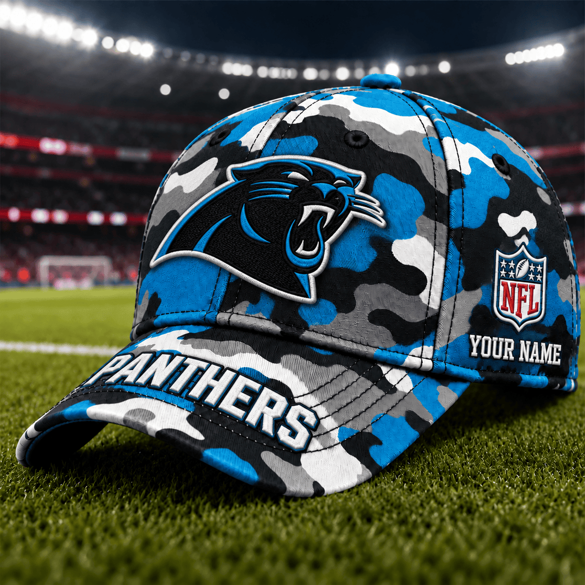 Limited Edition Carolina Panthers Camo Cap
