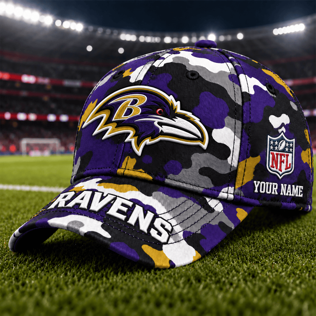 Limited Edition Baltimore Ravens Camo Cap