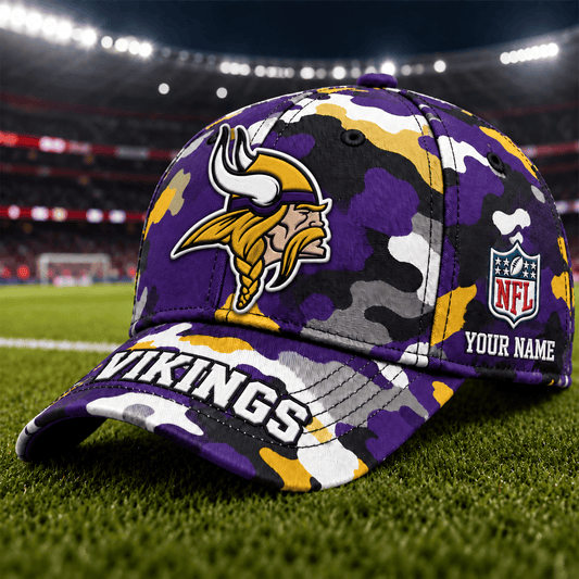 Limited Edition Minnesota Vikings Camo Cap