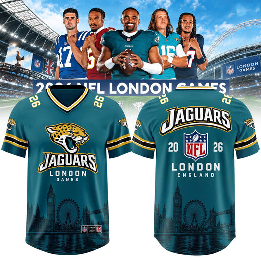 Limited Edition Jacksonville Jaguars – NFL London Games 2026 Football Jersey