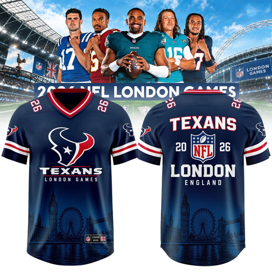 Limited Edition Houston Texans – NFL London Games 2026 Football Jersey